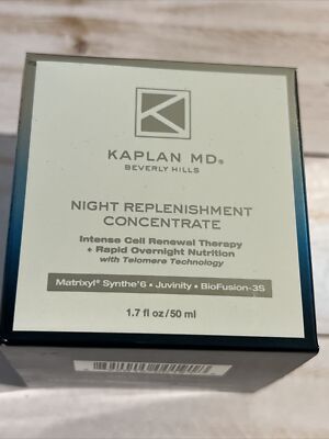 NEW ~ FREE SHIPPING ~ Kaplan MD Night Replenishment Concentrate 1.7 oz /50 ml