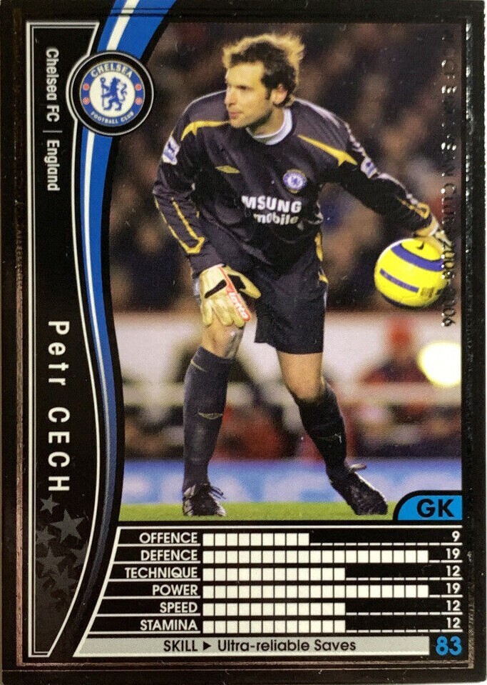 Petr Cech WCCF PANINI soccer card Japan sports 017/336 2005