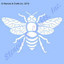 5" BEE STENCIL BEES BUG WINGS INSECT HONEY TEMPLATE PAINT ART PATTERN CRAFT NEW