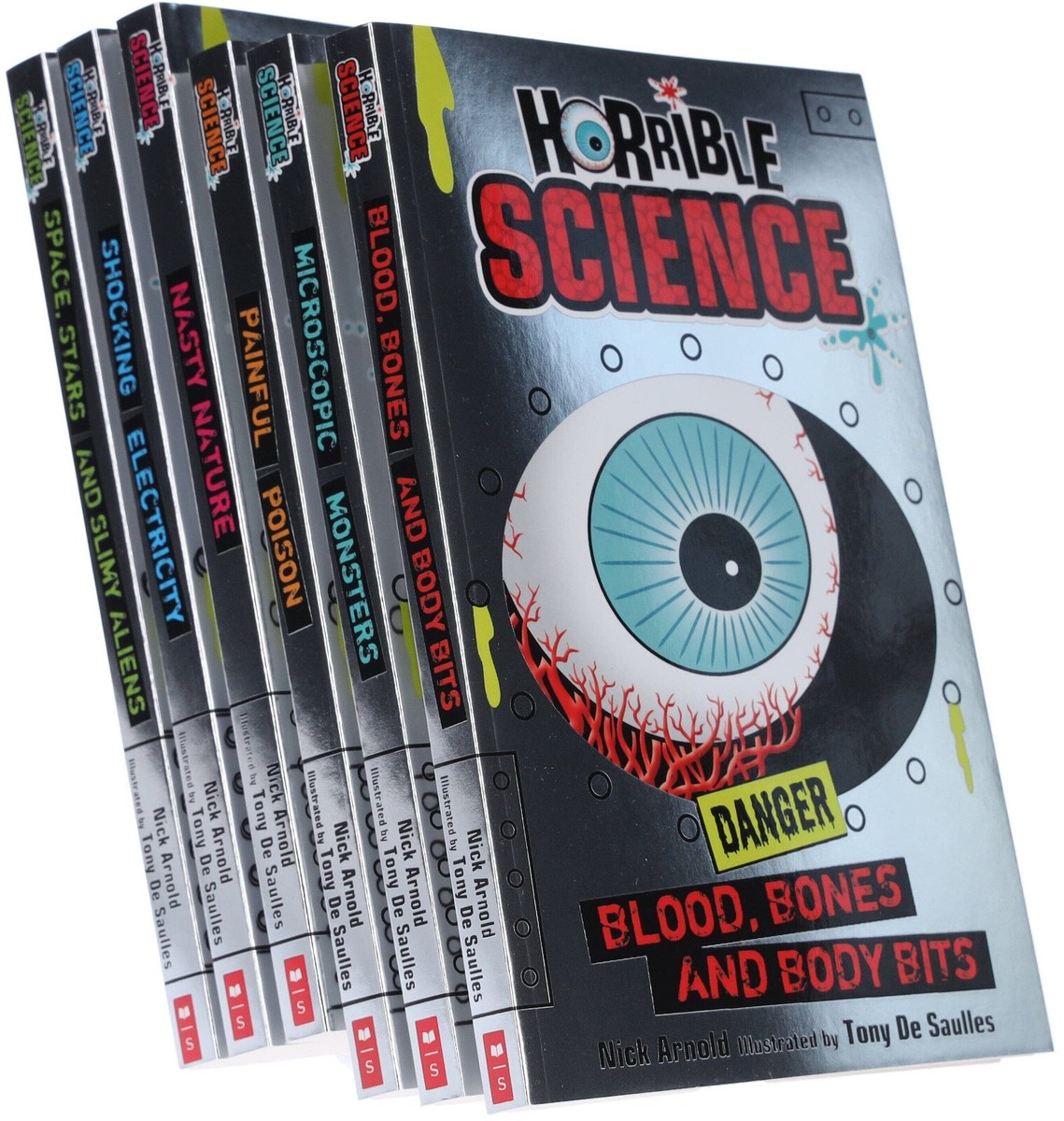 Horrible Science by Nick Arnold 6 Books Collection Set - Ages 7-12