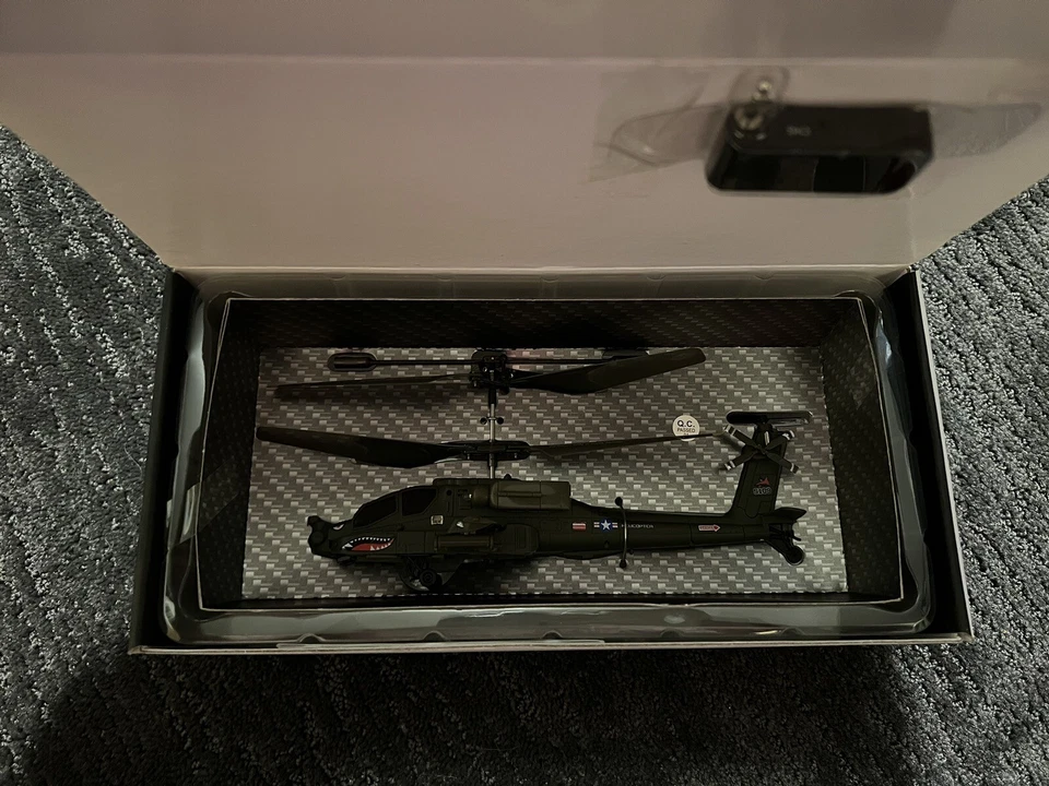 Syma S109G Apache 3-Channel Mini Indoor iCopter OPEN BOX NEVER USED - Image 4 of 4