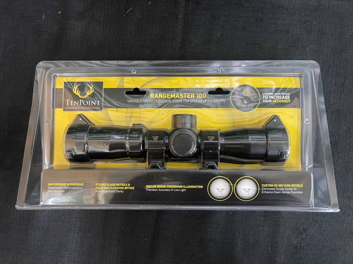 TenPoint RangeMaster 100 Crossbow Scope Authorized Dealer BRAND