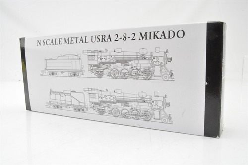 Model Power N Gauge 87576 2-8-2 Mikado Canadian National Railways Black #3422 - Picture 5 of 5