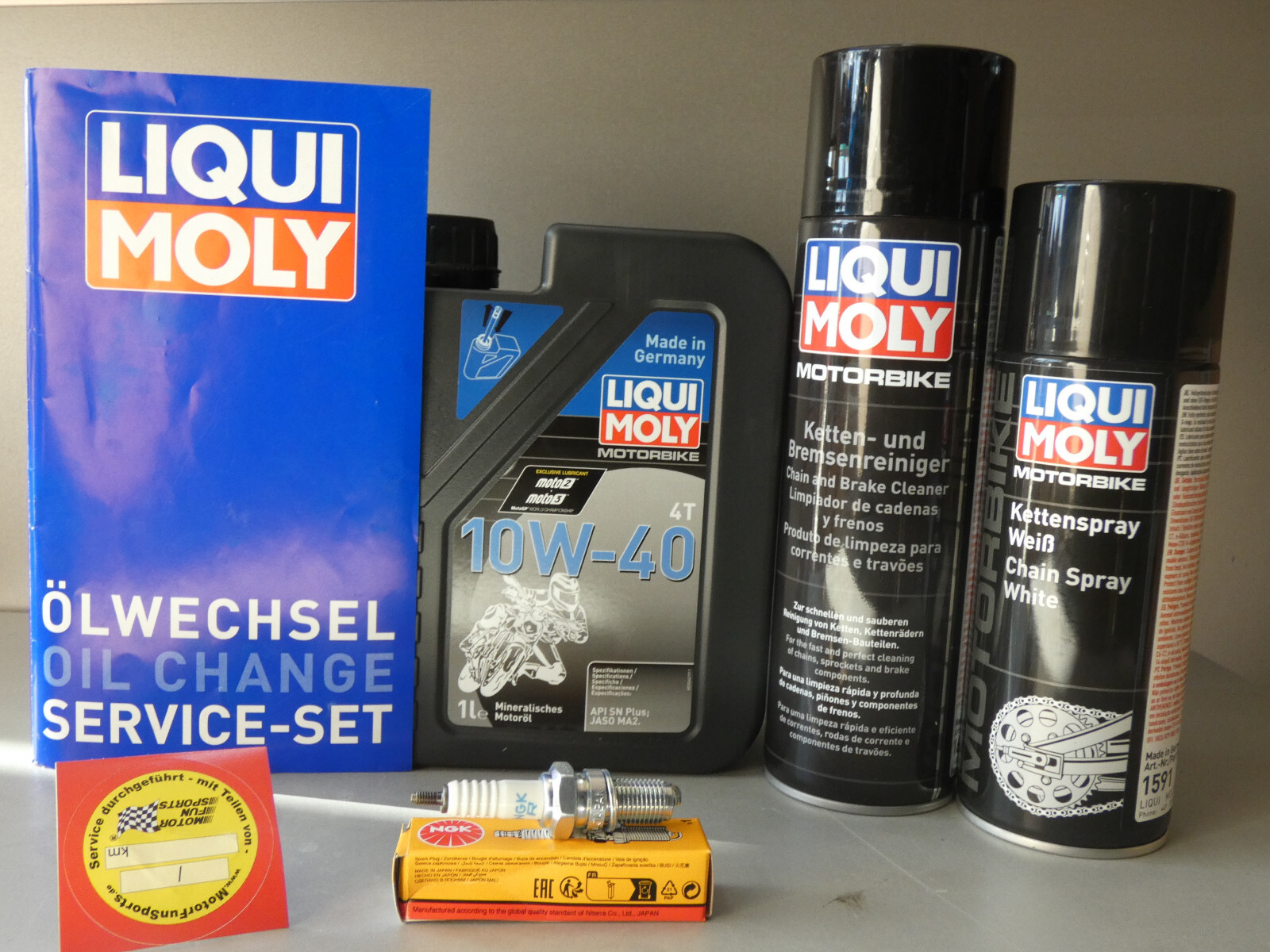 Maintenance Set Kreidler Mustang 170 Inspection Spark Plug Oil Service