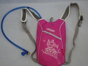 white hydration pack
