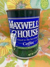 Maxwell House Coffee Can Original Naturally - 13oz - Empty Can GUC