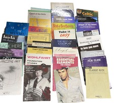 Various Piano-Violin-Guitar Music Books/Sheets 35 Pieces