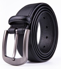 Men's Genuine Leather Belt Dress Belt for Men, 1.5inch Width