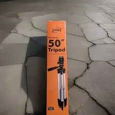 IZONIX Pro Series 50" Aluminum Tripod Pan/Tilt Head, Bubble Level, Carry Case