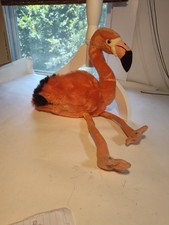 FAO SCHWARTZ 11" PLUSH PINK FLAMINGO NEW