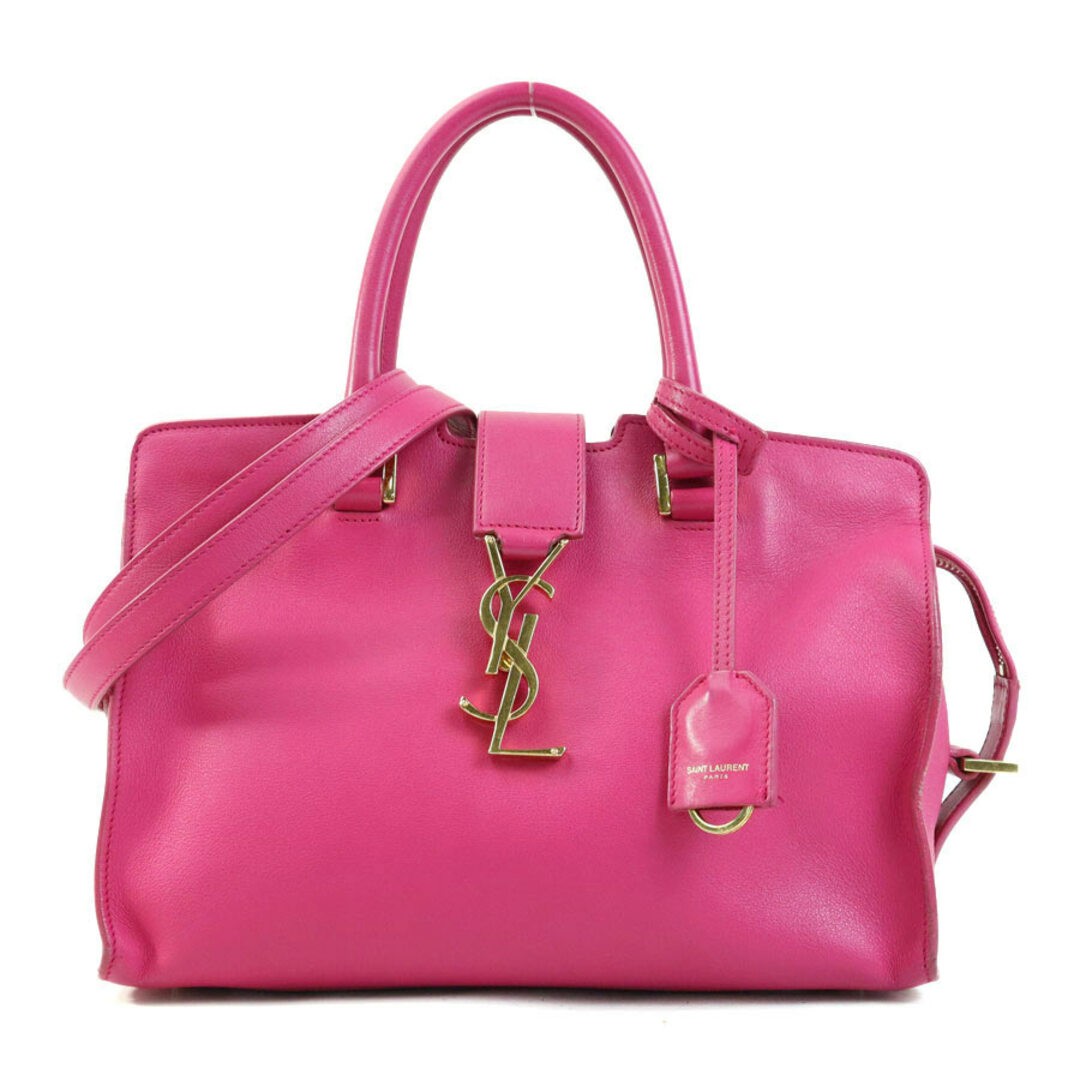 Borsa a mano Saint Laurent tracolla bambino pelle di cavolo oro rosa donna 400914