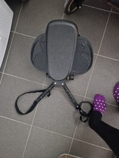 Buggy Board mit Sitz, Kinderwagen Rollbrett, 25kg Belastbarkeit