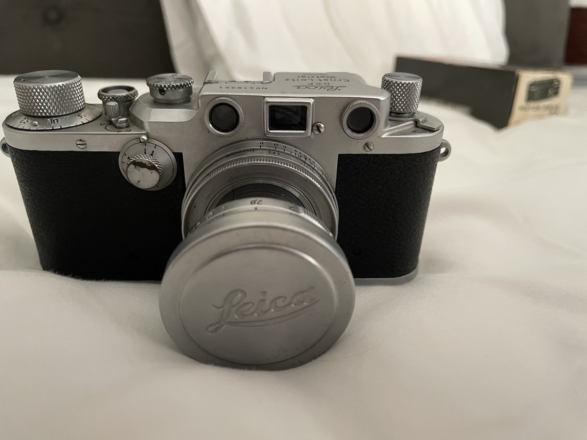 Leica D.R.P. Rangefinder Camera Ernst Leitz Wetzlar Lens SN