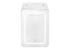12 in. 1 cu. ft. 9-Can Beauty Light Up Mini Refrigerator in White