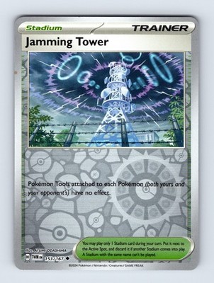 Jamming Tower - Twilight Masquerade 153/167 - Uncommon - Reverse Holo - Pokémon
