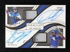 2023 Panini Immaculate 38/99 Diego Cartaya Josue De Paula #DMS-CP Auto 14sd