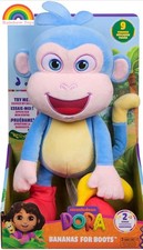 Nickelodeon Dora Official Bananas for Boots Stuffed Animal Interactive Plush Toy