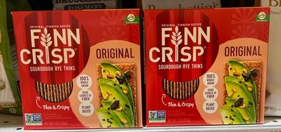 2-Finn Crisp, Sourdough Rye Thins, Original, 7 Oz (200 G) Each