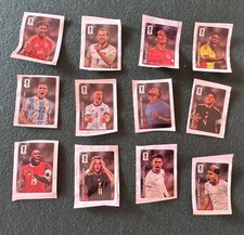Coke bottle FIFA stickers, All 12 variations....