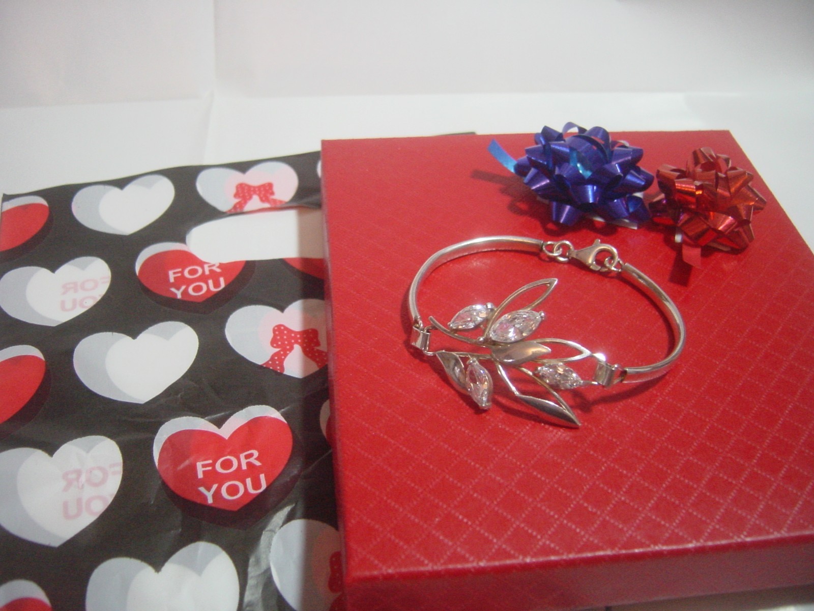 SUPERB SOLID THICK SILVER UNUSUAL BRACELET/BANGLE… - image 1