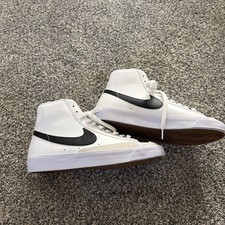 Nike Blazer Mid '77 Vintage Youth Kids White Black DA4086-100 SIZE 7 boys