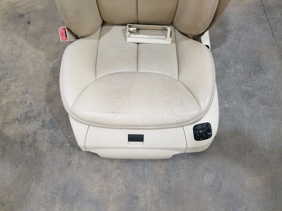 08 2008 MERCEDES-BENZ SL550 FRONT BUCKET SEAT BEIGE LEATHER LEFT DRIVER - Imagem 2 de 4