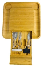 Charcuterie Board Set By Smirly Cheese Knives Drawer Slate Labels,
