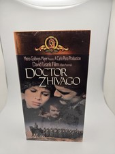 Doctor Zhivago VHS, 1988, MGM/UA Home Video 2 Tape Set New In Package