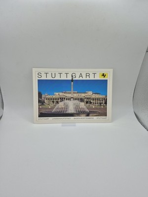 Stuttgart Germany Schlossplatz Postal Card 6.5x4.5''