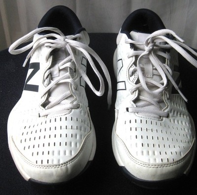 New Balance Tennis Shoes Men's, Size 9, White Navy Sneakers MCH696W4 D