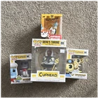 Funko Exclusive Cuphead Pop! Vinyl Figures Devil, Chef Saltbaker, Ms. Chalice
