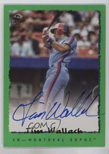 2024 Archives 1995 Fan Favorites Green Foilboard 81/99 Tim Wallach Auto 0rd2