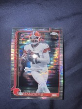 2025 Topps Chrome - Shedeur Sanders - Pulsar Refractor - Cleveland Browns Rookie