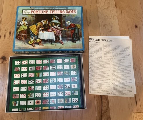 Antique Vintage The Gypsy Fortune Telling Board Game Milton Bradley