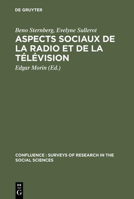 Aspects sociaux de la radio et de la télévision Beno Sternberg
