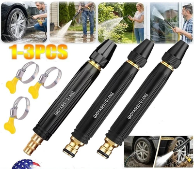 #ad Larnto High Pressure Hose Nozzle Water Gun for Car Wash Garden Pressure Booster $22.45