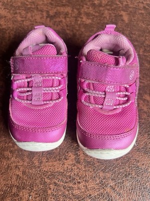Stride Rite 360 SR Keegan Baby Sneakers Pink Infant Size 3 Early Walker Shoes