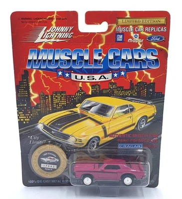 Johnny Lightning 1/64 Scale 200-200 Muscle Cars USA 1969 Mercury Eliminator Pink - Bild 1 von 4