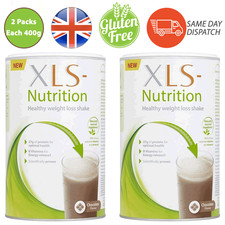 Image of XLS Nutrition Healthy 2x400g Weight Loss Shake Fitness&Sport Chocolate Flavour