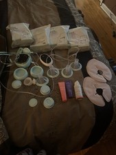 Motif Breast Pump Parts Set Collection Bottle, Cushion, Tubing, Multi-Color