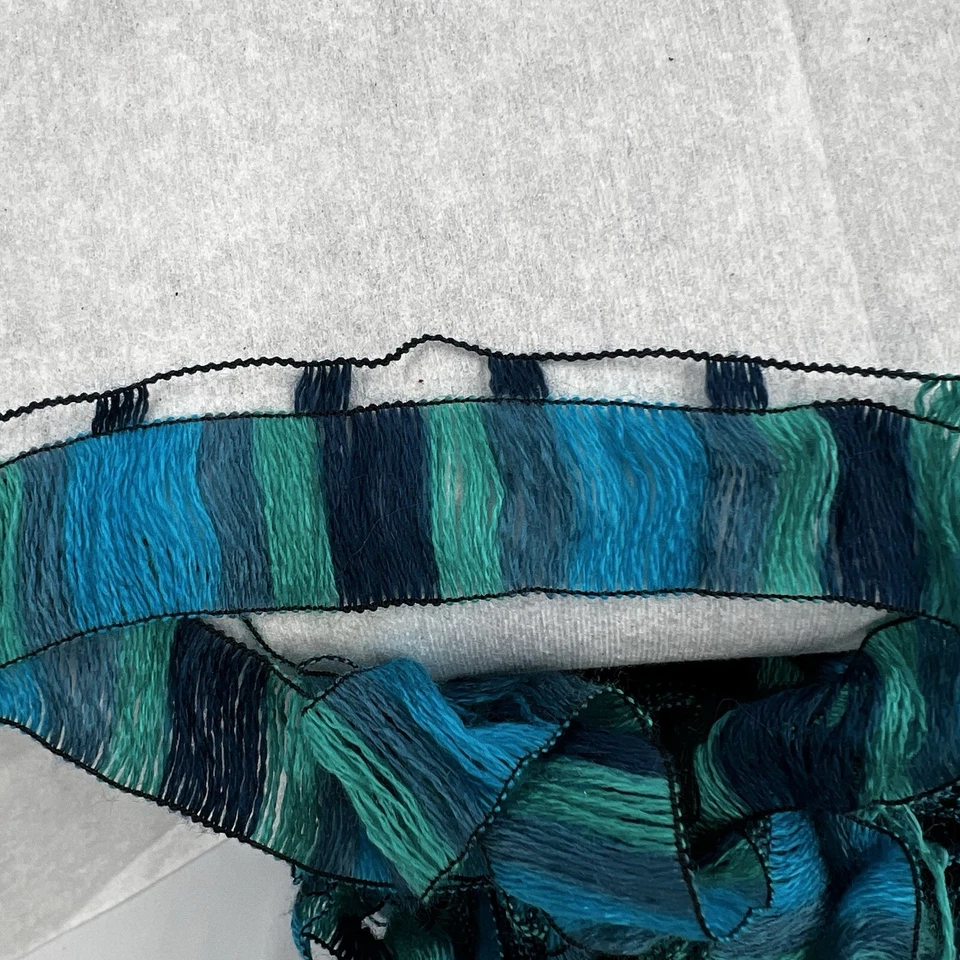 Katia Rizos verde azulado verde marino 100 g madeja lote de 2 hilos España 49 yardas cada uno mismo lote Foto 4 de 4