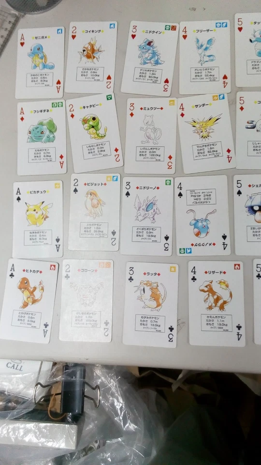 Pokemon Playing Cards blue Poker Deck Blastoise Nintendo - Image 4 of 4