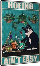 wyooxoo Funny Garden Sign Outside Decor, Women's Gardening Gift for Yard, C 