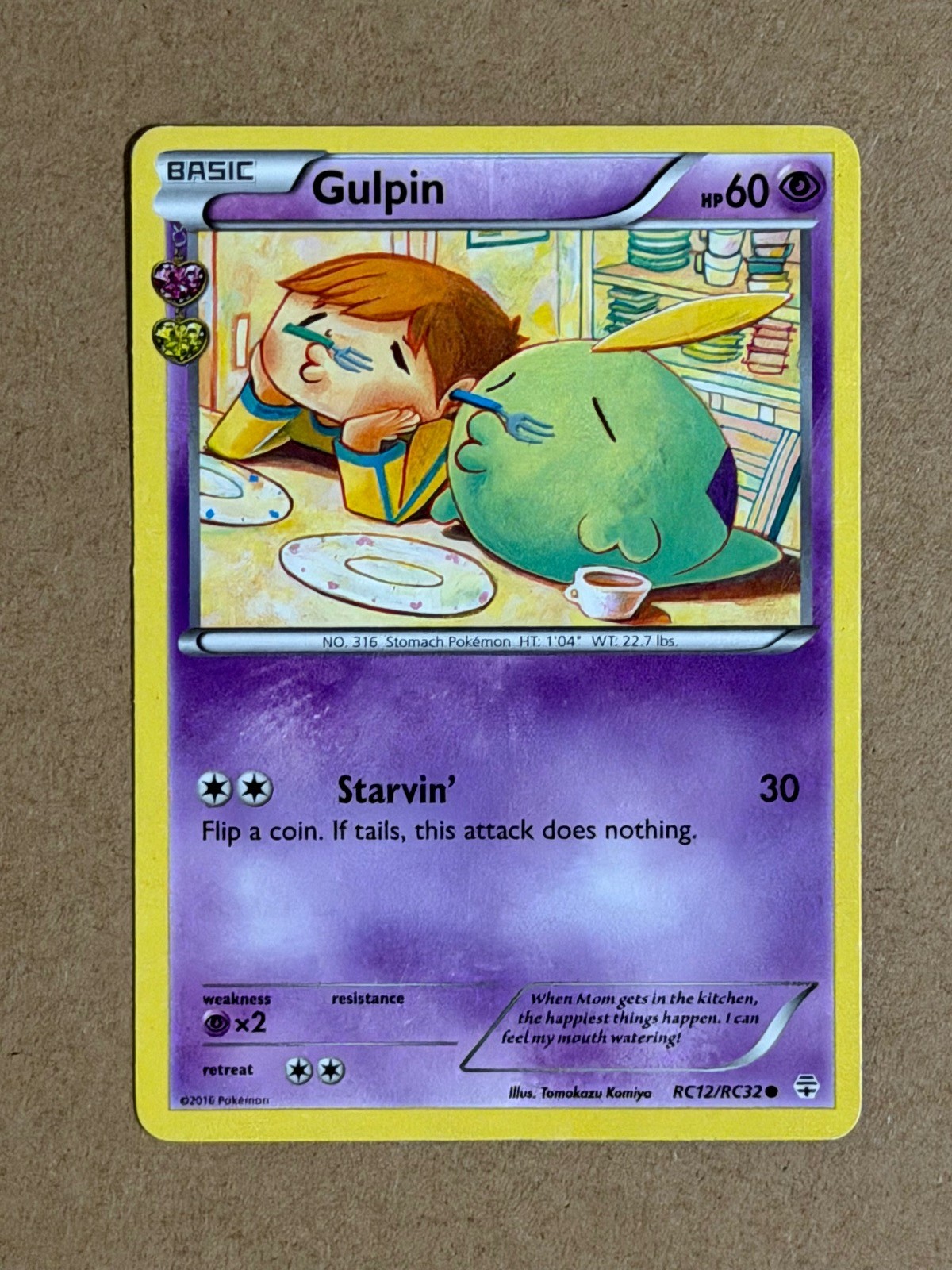 Gulpin RC12/RC32 Generations Pokemon DMG Tomokazu Komiya