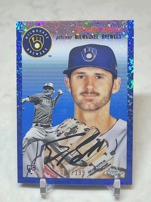 2023 Topps Chrome Platinum Anniversary- Ethan Small BLUE MINI-DIAMONDS /199 