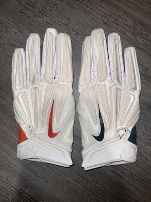 アメフト グローブ superbad 3.0 雨用 NFL Miami Hurricanes Nike Superbad 3.0 Team Issued Football Gloves