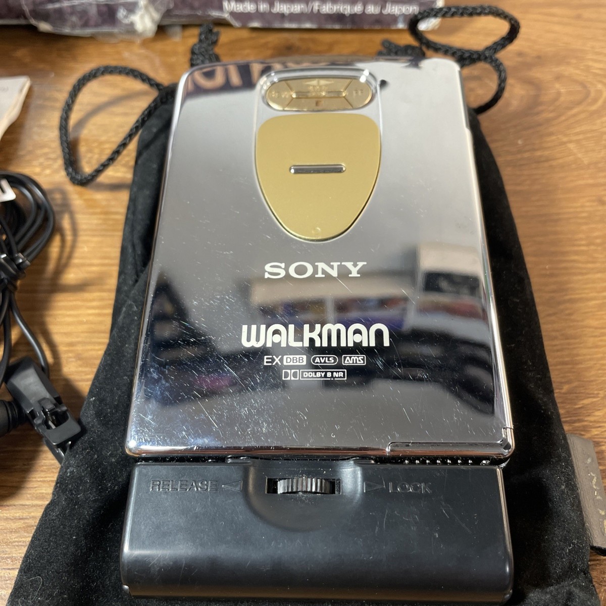 RARE Sony WM EX-1HG Walkman Cassette player ORIGINAL BOX Bag