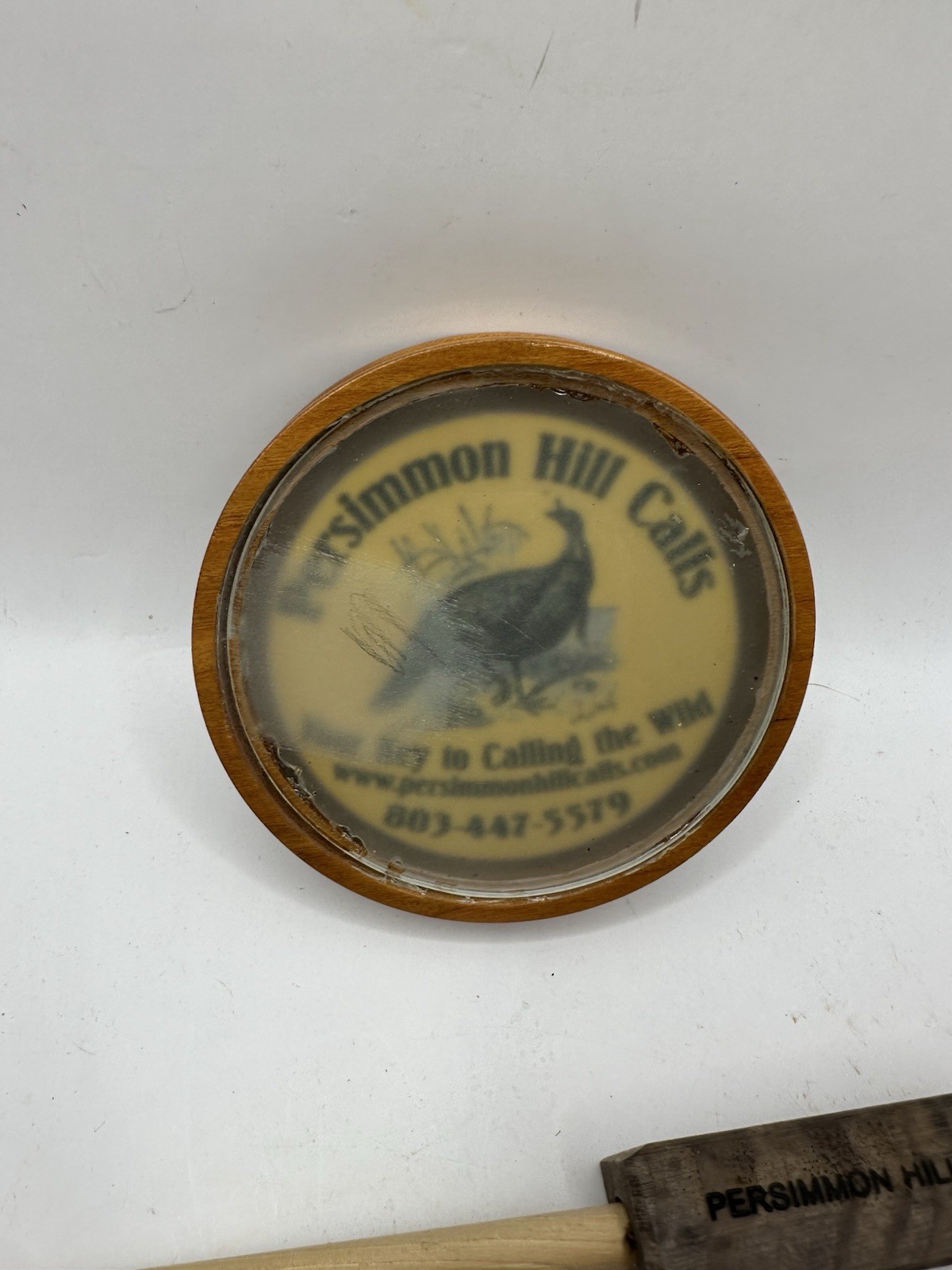 TURKEY Call  Jim Shelley Persimmon Hill Calls Custom Friction Glass Pot