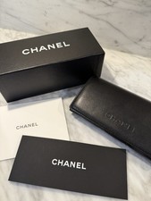 2 NEW CHANEL SUNGLASSES CASE WITH BOX- 1 hard case 1 soft case w/cleaning cloth
