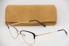 NEW GARRETT LEIGHT CALIFORNIA VISTA G-BK GOLD AUTHENTIC EYEGLASSES 53-17 K1